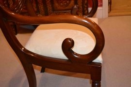 02972E - 2-English-Regency-Dining-Table-&-10-Regency-Swag-Chairs-20